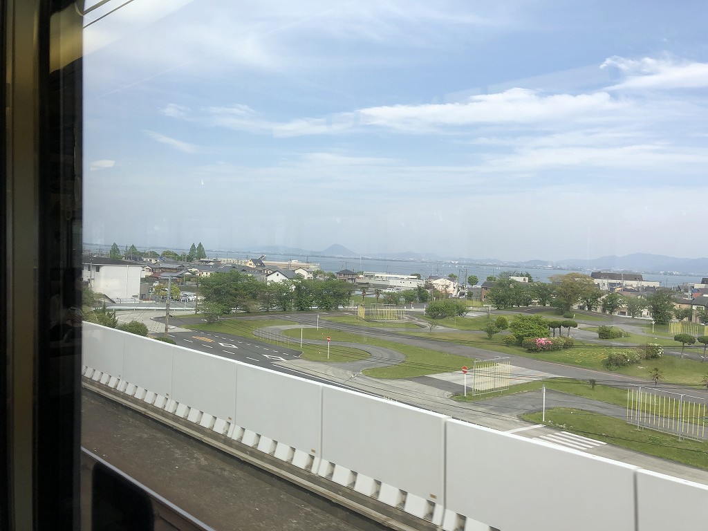 湖西線からの琵琶湖