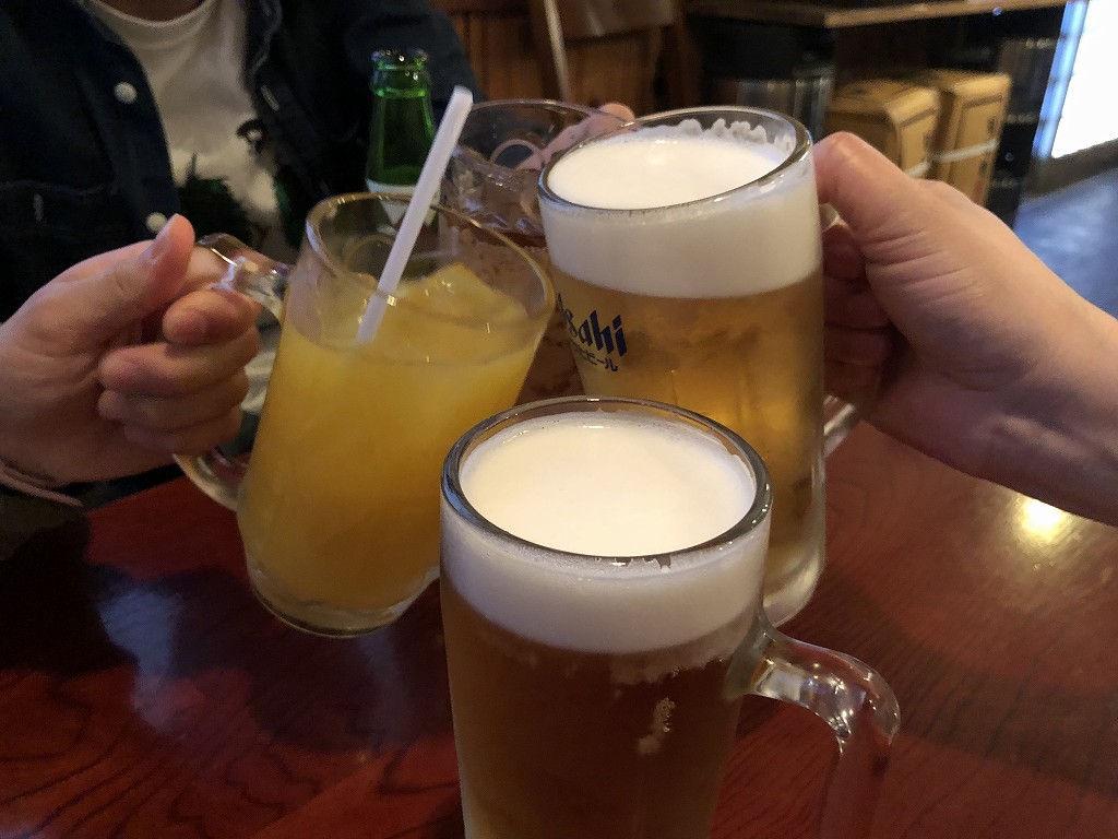 堅田のソラナカで乾杯