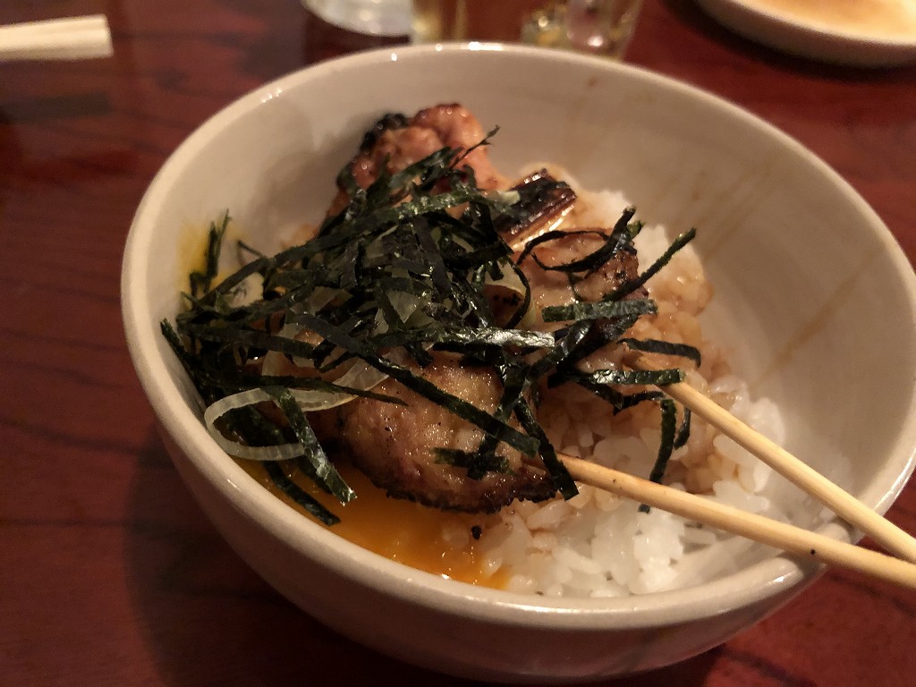 堅田のソラナカの焼き鳥丼