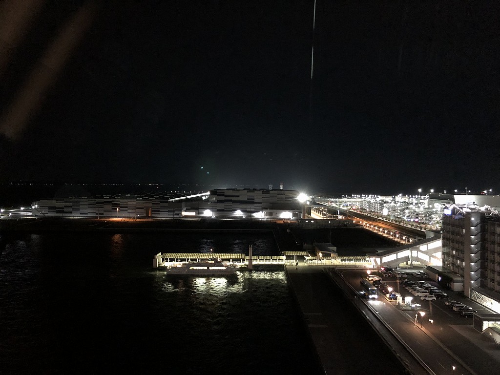 フォーポイントバイシェラトン名古屋中部国際空港のプレミアムキングルームからの眺め