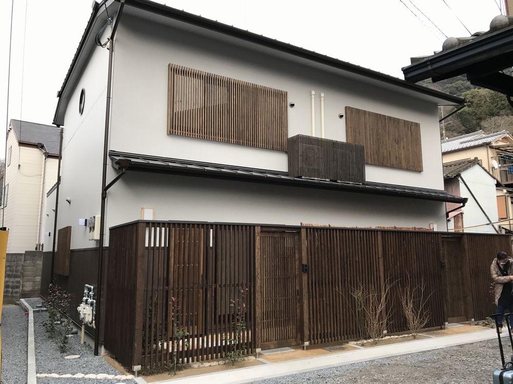 京都のAirbnbの家の外観