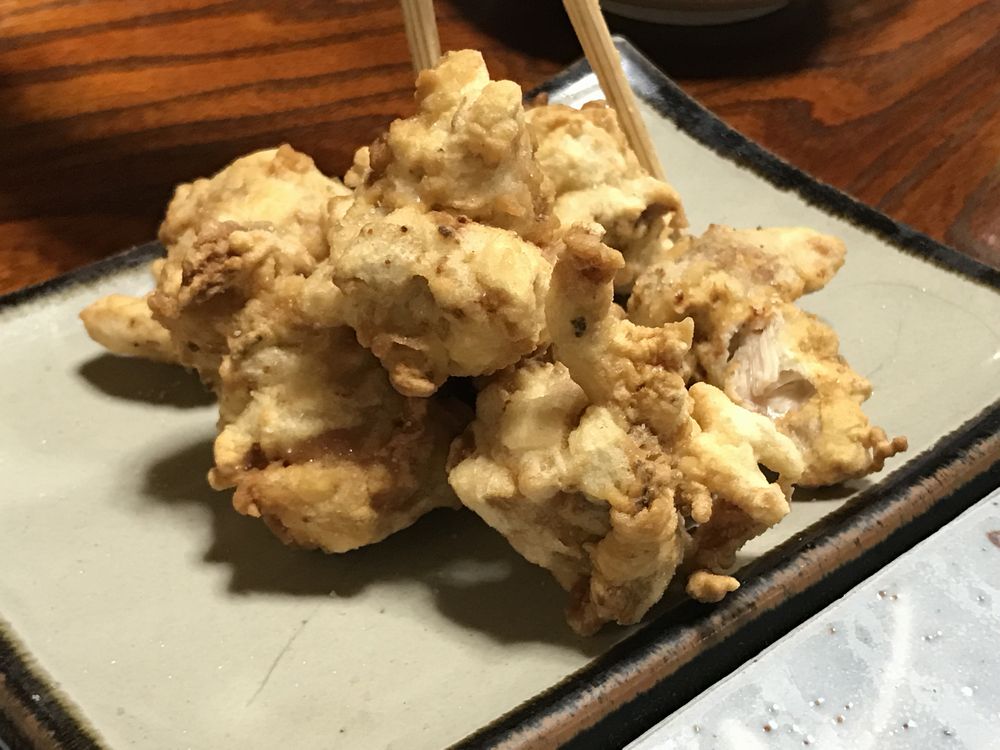 京都の焼鳥屋「あん」のもも天