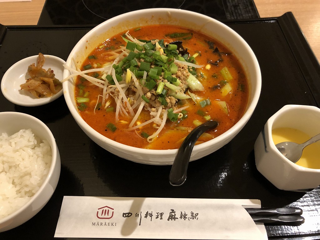 赤羽の麻辣駅の四川風担々麺