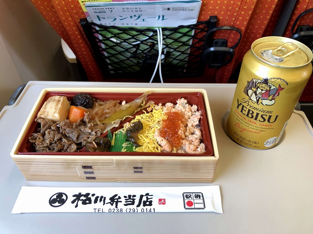 米沢牛と鮭はらこめし2