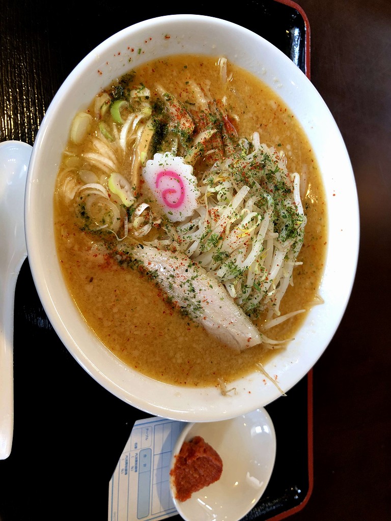 高畠の「めんや青空」の辛味噌ラーメン