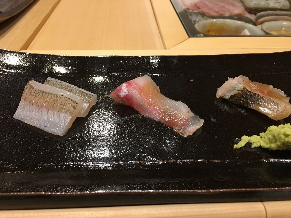 秋田のすし匠のキス、マハタ、タカベ