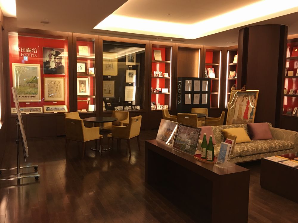 ホテルメトロポリタン秋田の大人の休日倶楽部ラウンジの展示