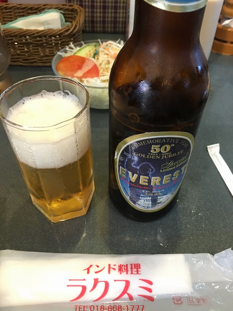 秋田のラクスミのエヴェレストビール