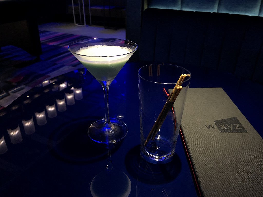 アロフト東京銀座の「W XYZ Bar」のわさびドラムスティック