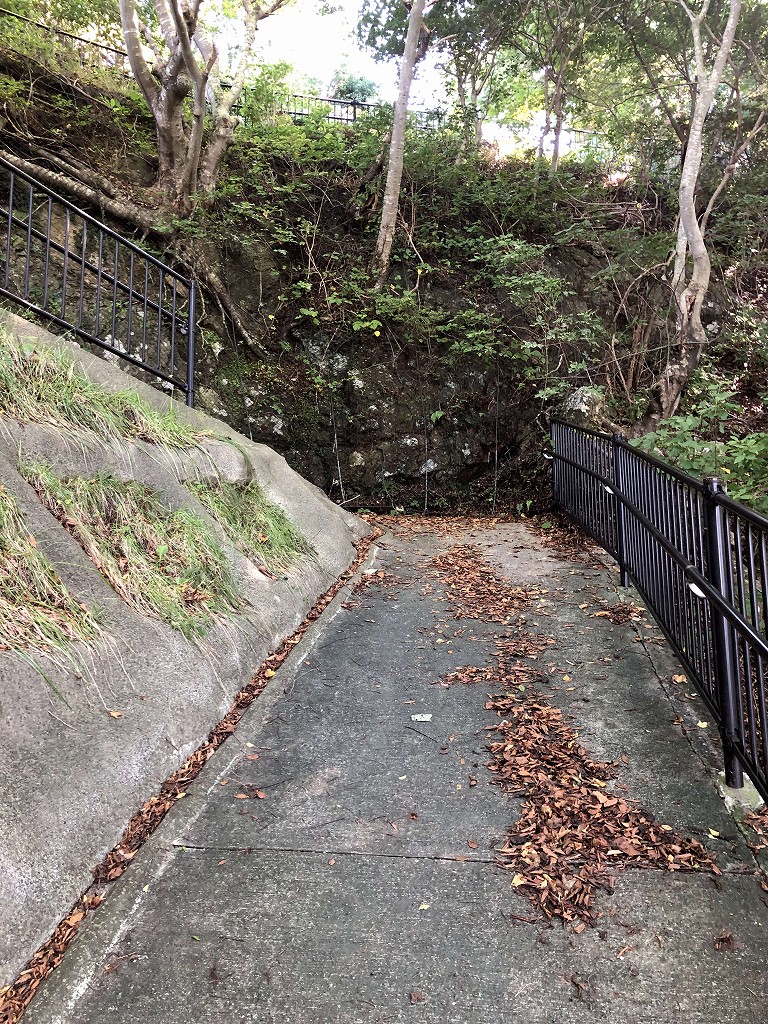 小袖海岸のヒロシの監視小屋への坂道1