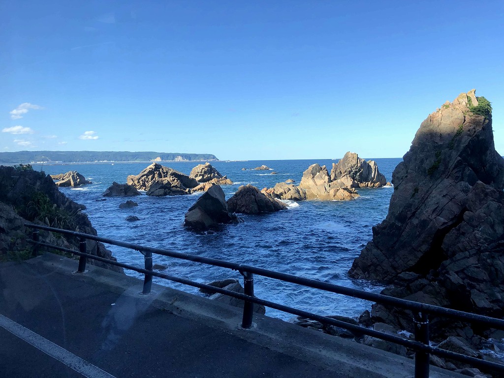 小袖海岸からの帰り道1