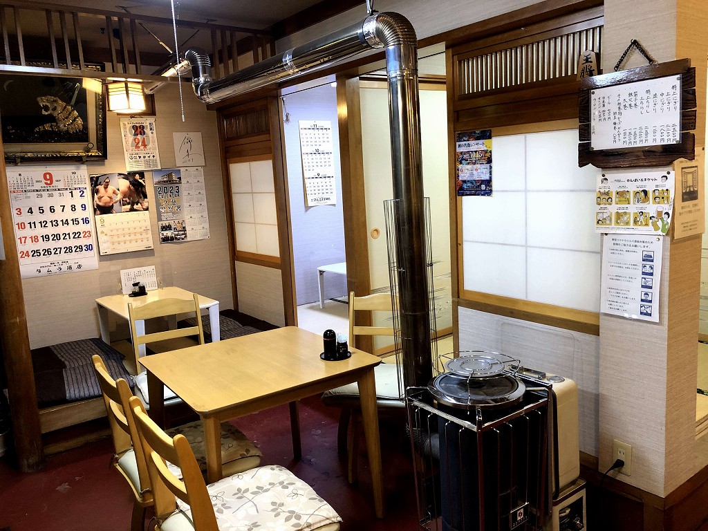 久慈の蛇の目寿しの内観