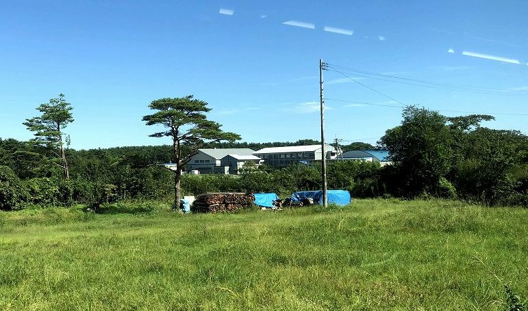 JR八戸線から種市高校