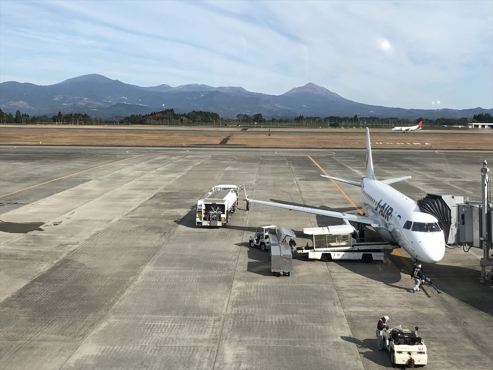 鹿児島空港の展望デッキ2