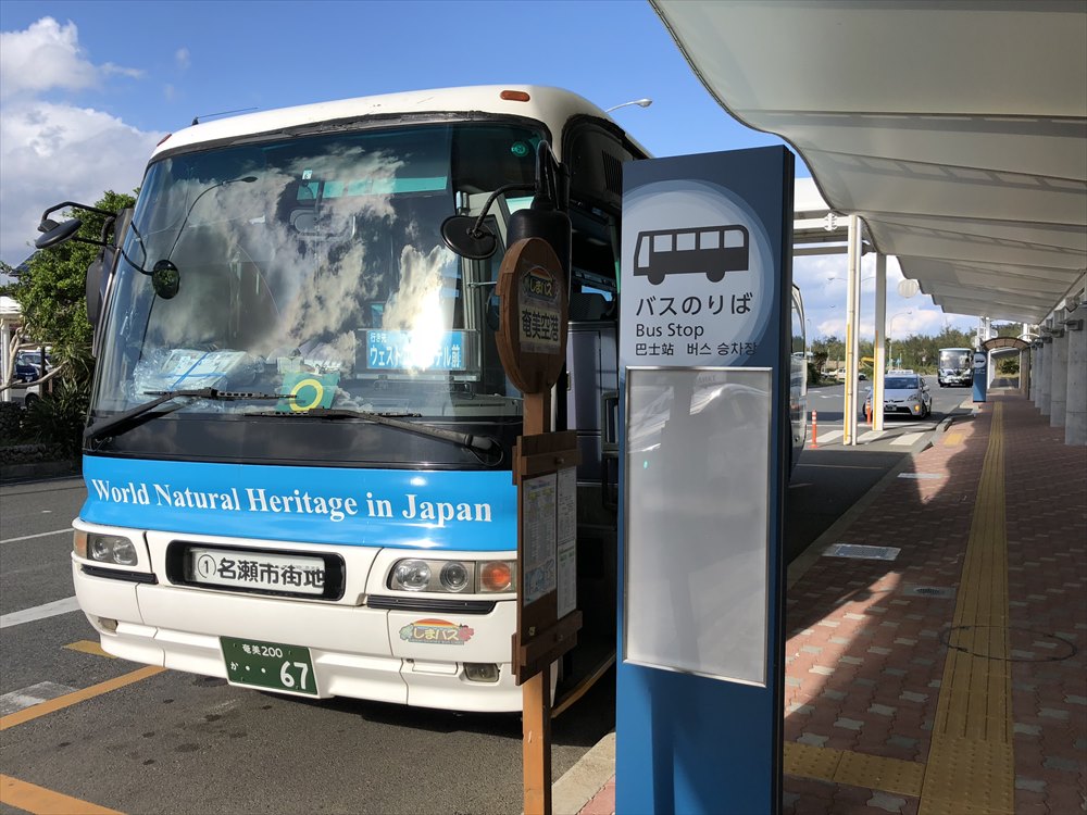 名瀬市街地域のバス
