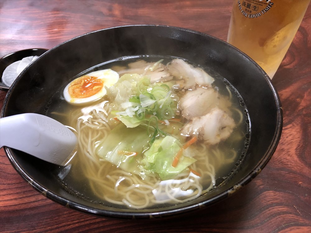 一番軒屋仁川店の塩ラーメン