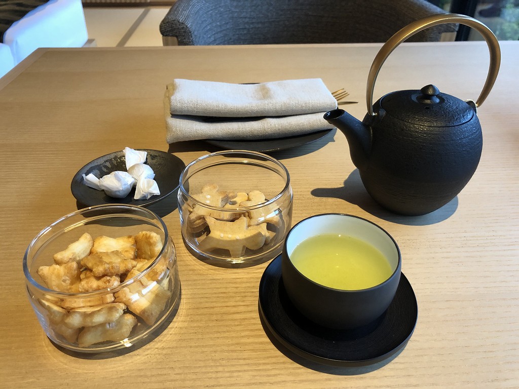 アマン京都の「芒」の緑茶