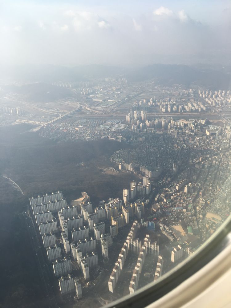ソウルの衿川区上空1