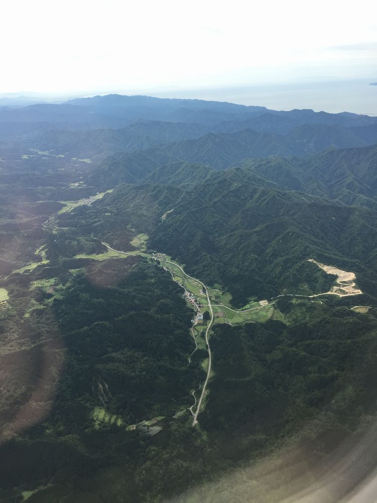 NH395から朝日山地