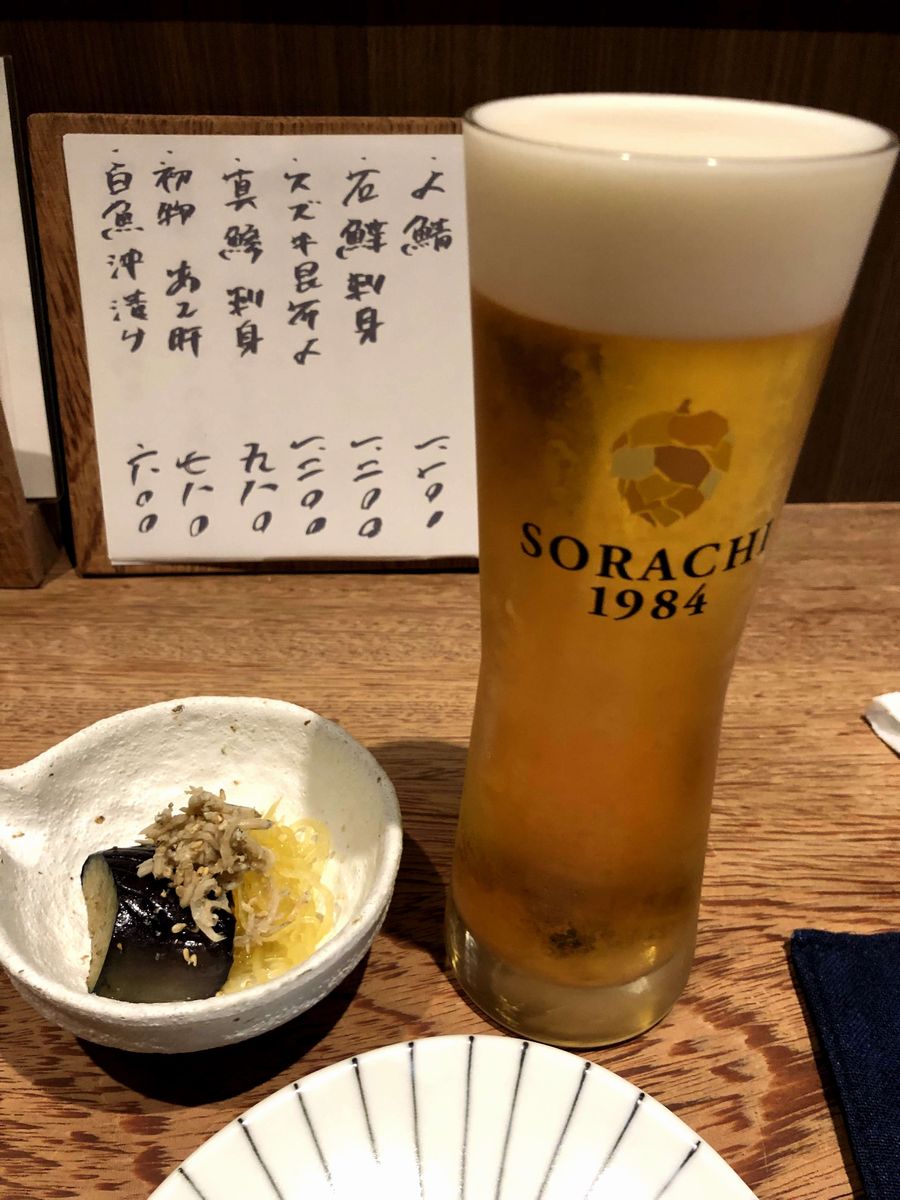浅草おとの空知生ビール