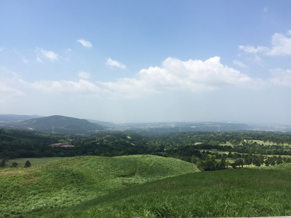 大峰山と高遊原台地画像