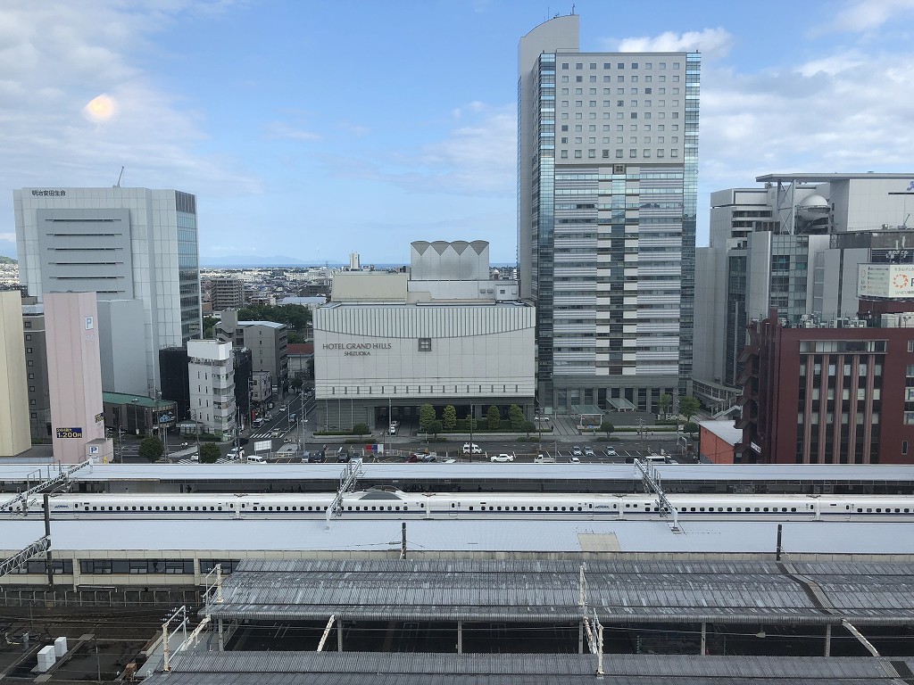 ホテルアソシア静岡のスタンダードダブルからの眺め