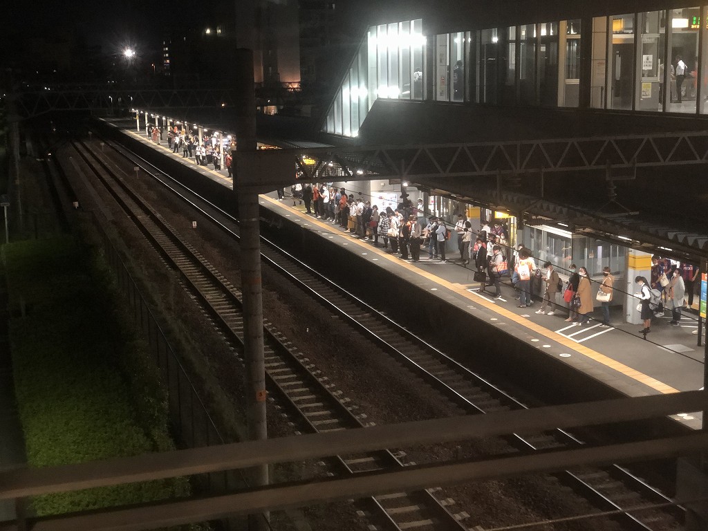 清水駅のホーム