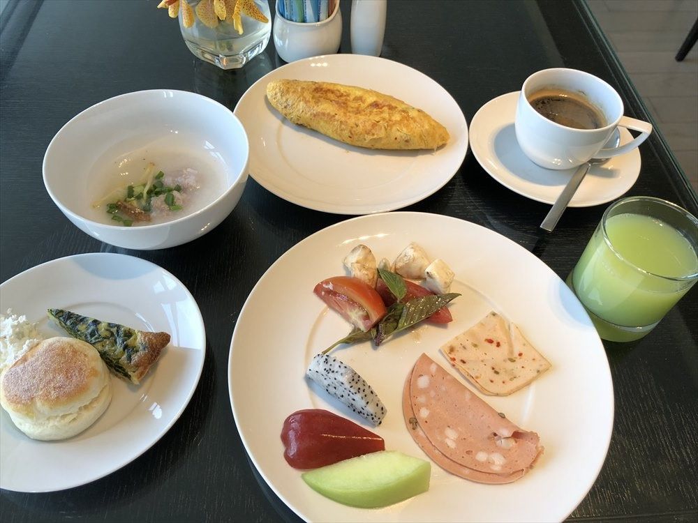 バンコクマリオットホテルスクンビットの朝食（1日目）
