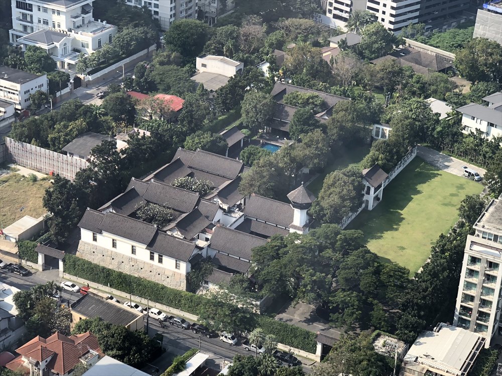 バンコクマリオットホテルスクンビットのラウンジからの景色