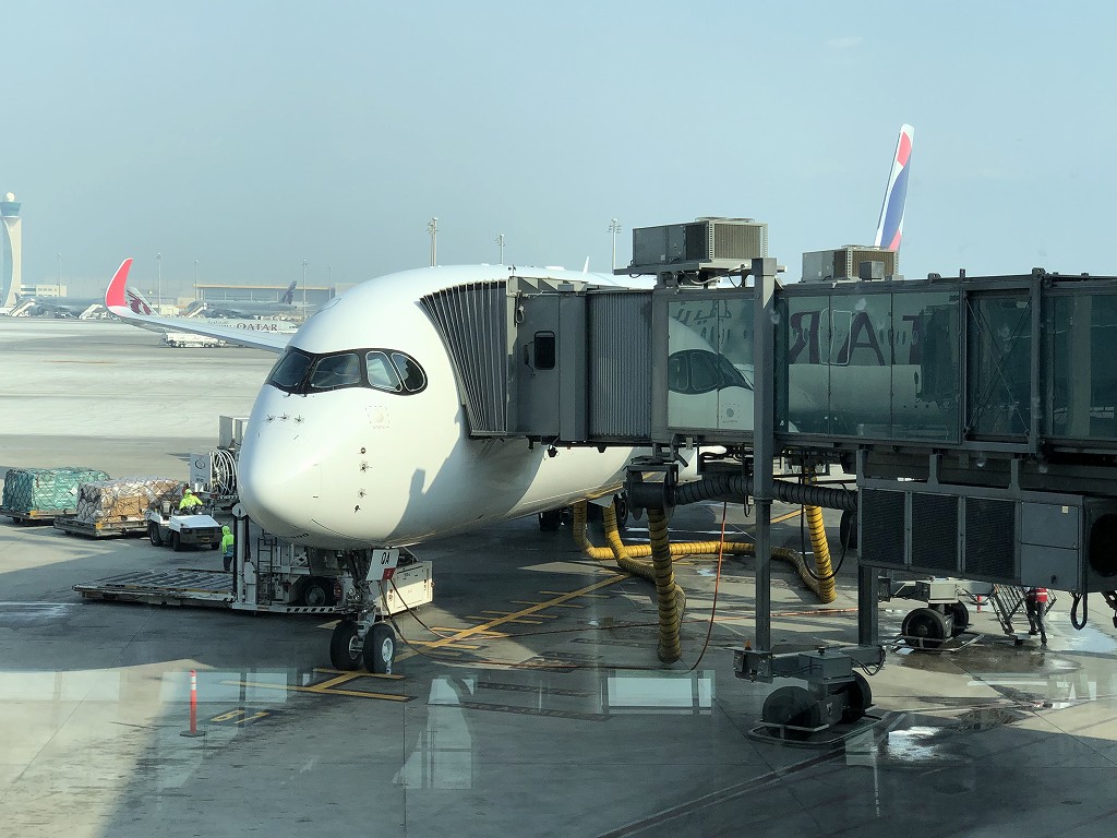 カタール航空QR145便（A350-900機材）