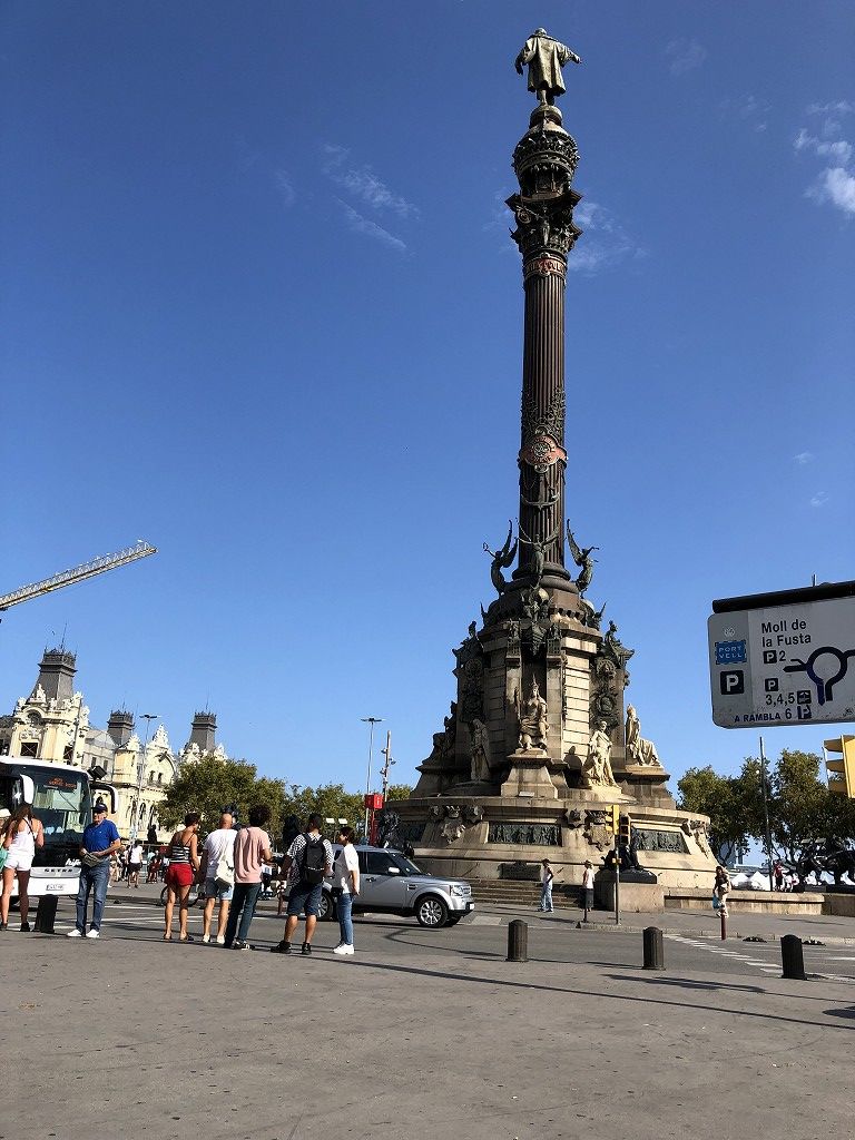 バルセロナのコロンブスの塔