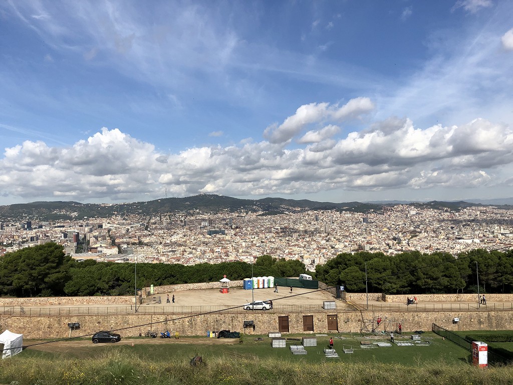 モンジュイック城からのバルセロナ市街地1
