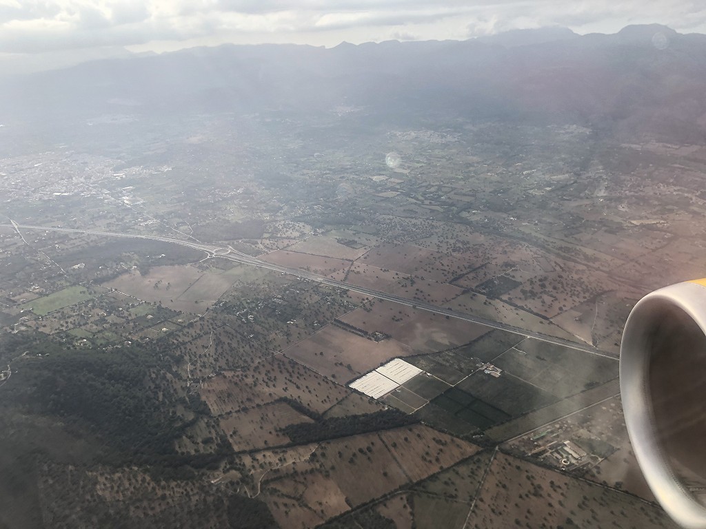マヨルカ島上空のブエリング航空VY3908便2