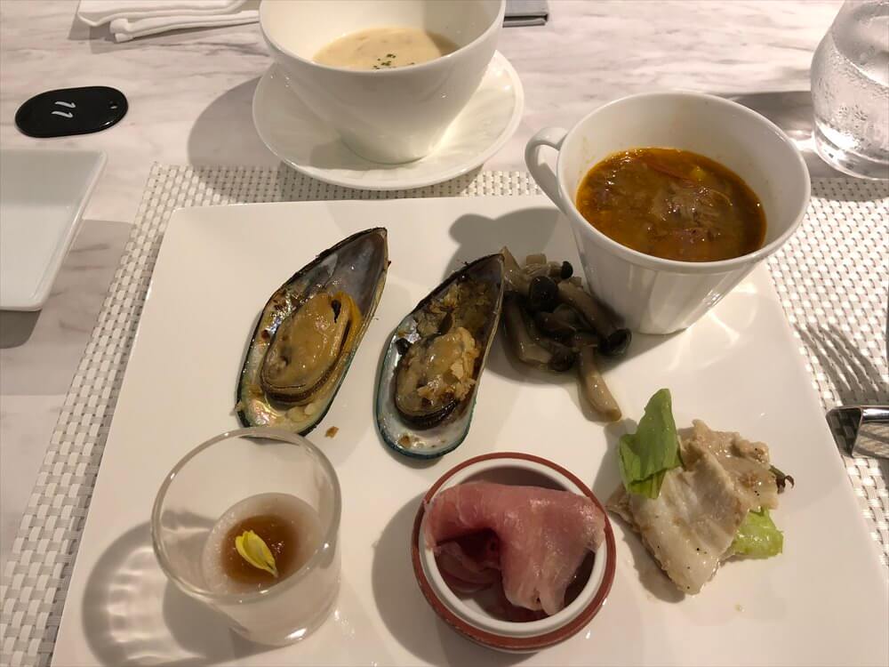 琵琶湖マリオットホテルのGrill Dining Gでディナー