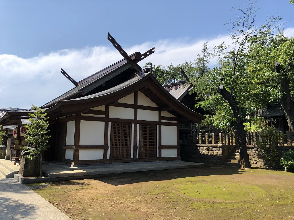 代田八幡神社の神明造