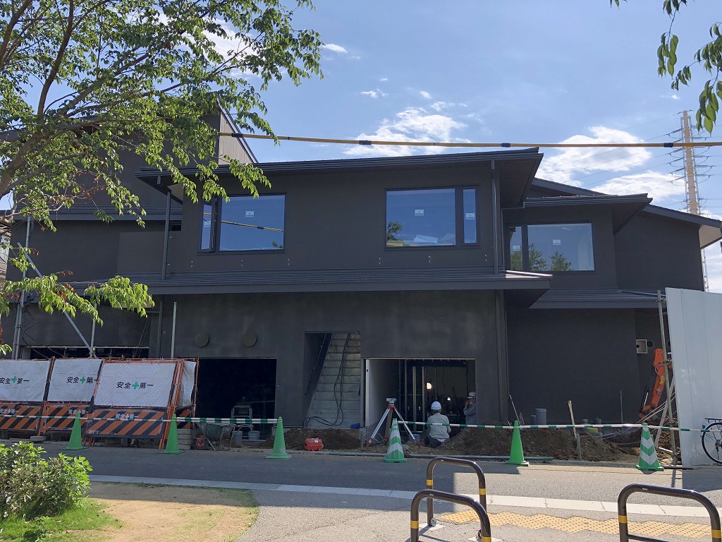 建設中の「由縁別邸 代田」2