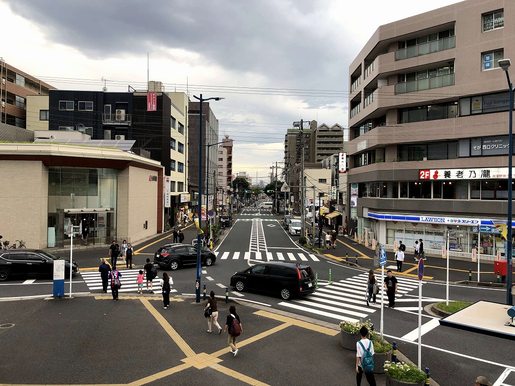 蘇我駅からフクアリに伸びる1本道1
