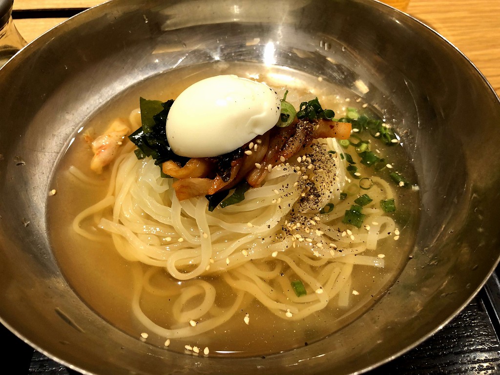 千葉駅ビルの「トラジ」の冷麺