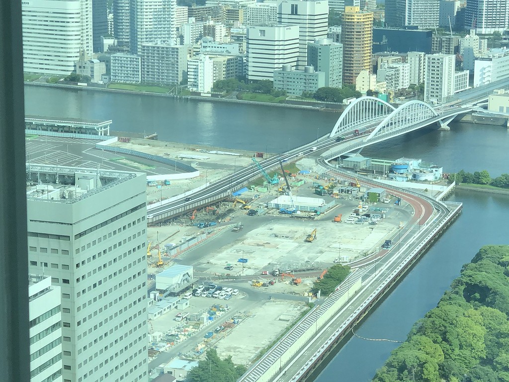 コンラッド東京から築地市場跡地