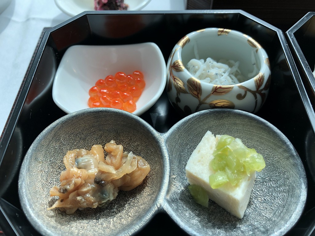 コンラッド東京のインルームダイニングの和朝食4