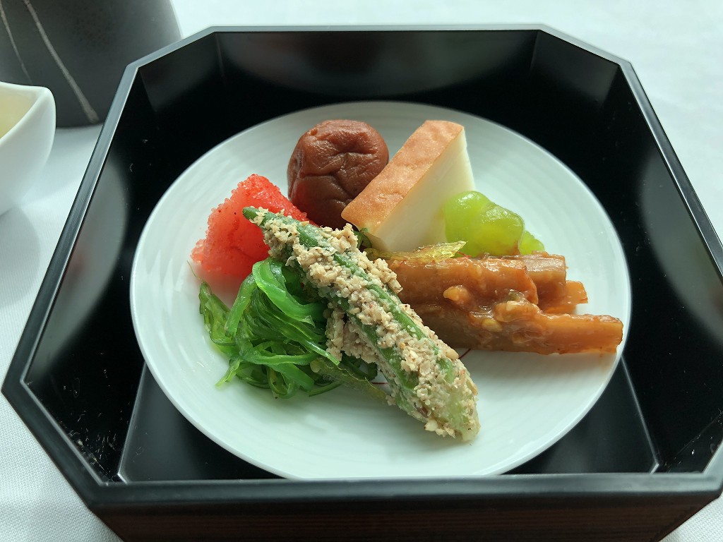 コンラッド東京のインルームダイニングの和朝食6