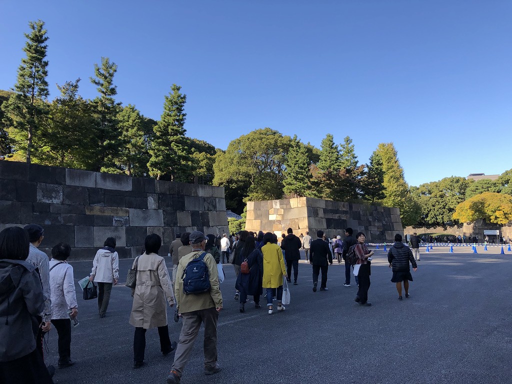 江戸城の中の門の石垣1
