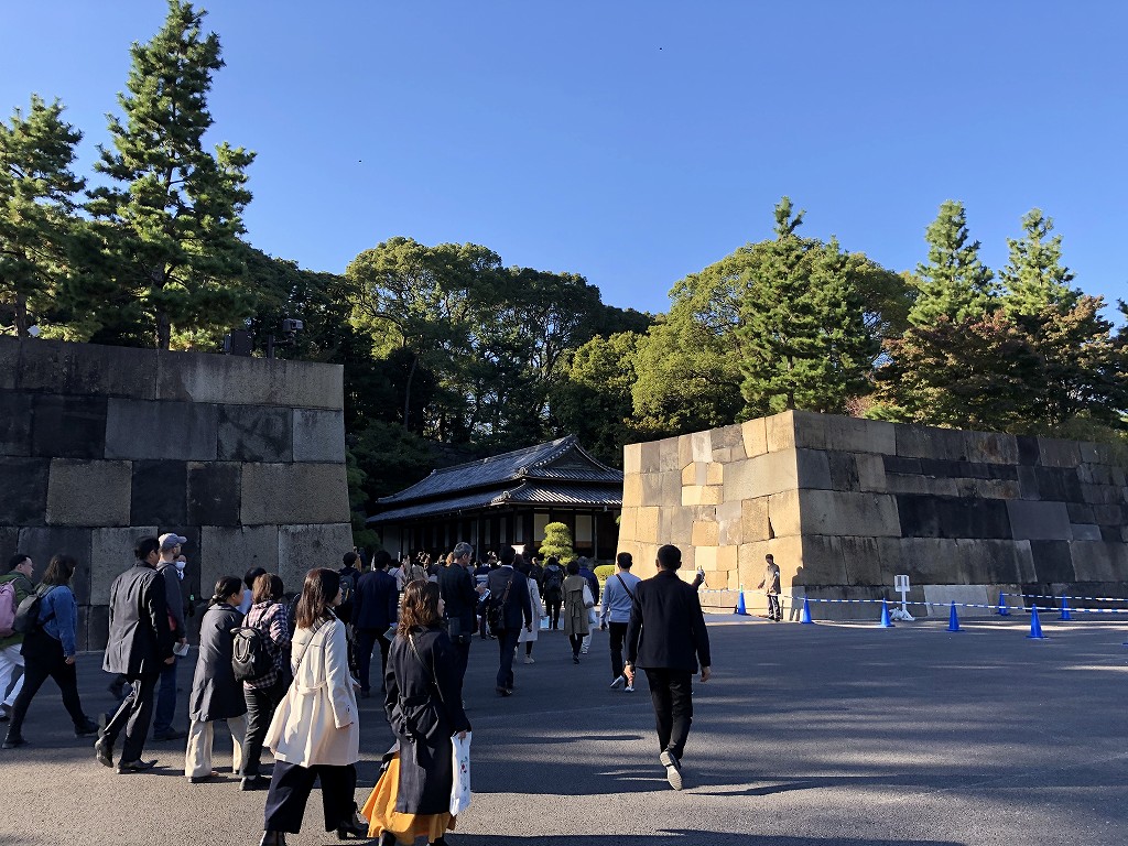 江戸城の中の門の石垣2