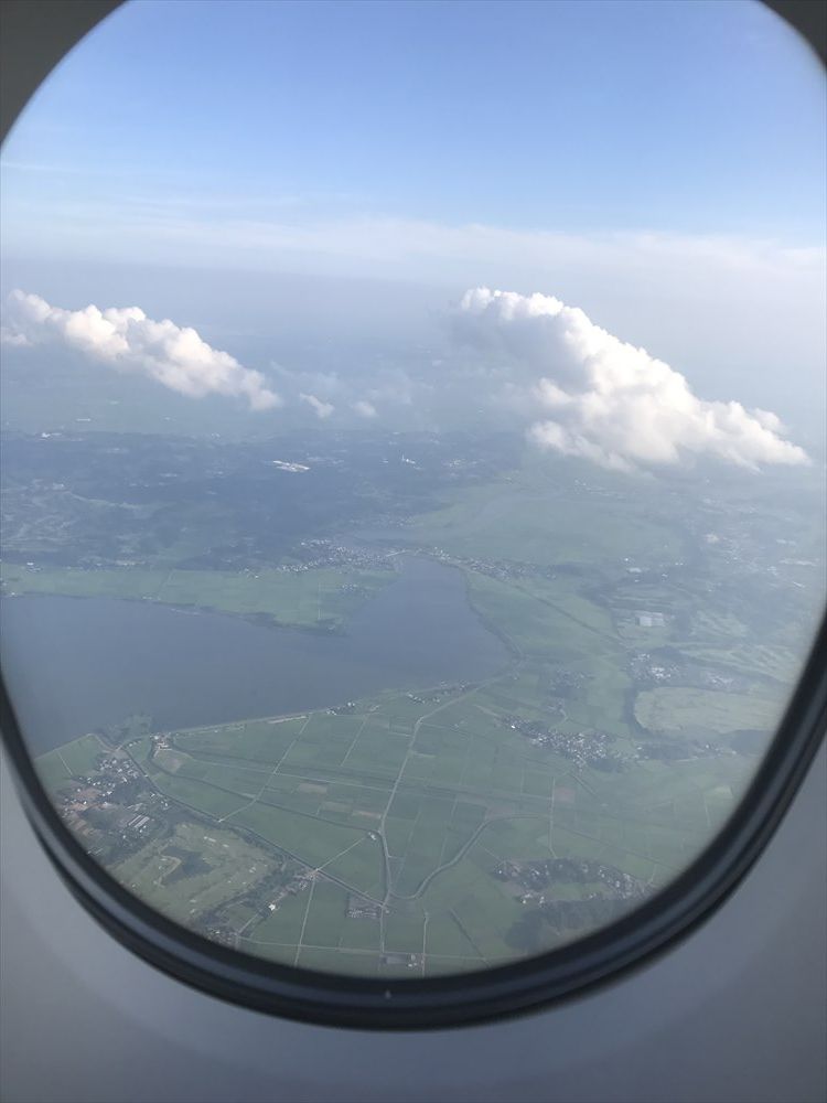飛行機から霞ヶ浦
