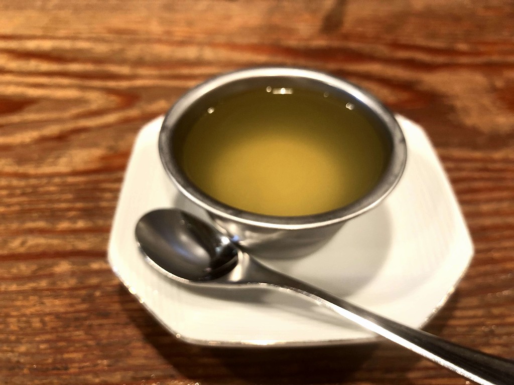 江古田の喫茶店ぶなの夏みかんのゼリー