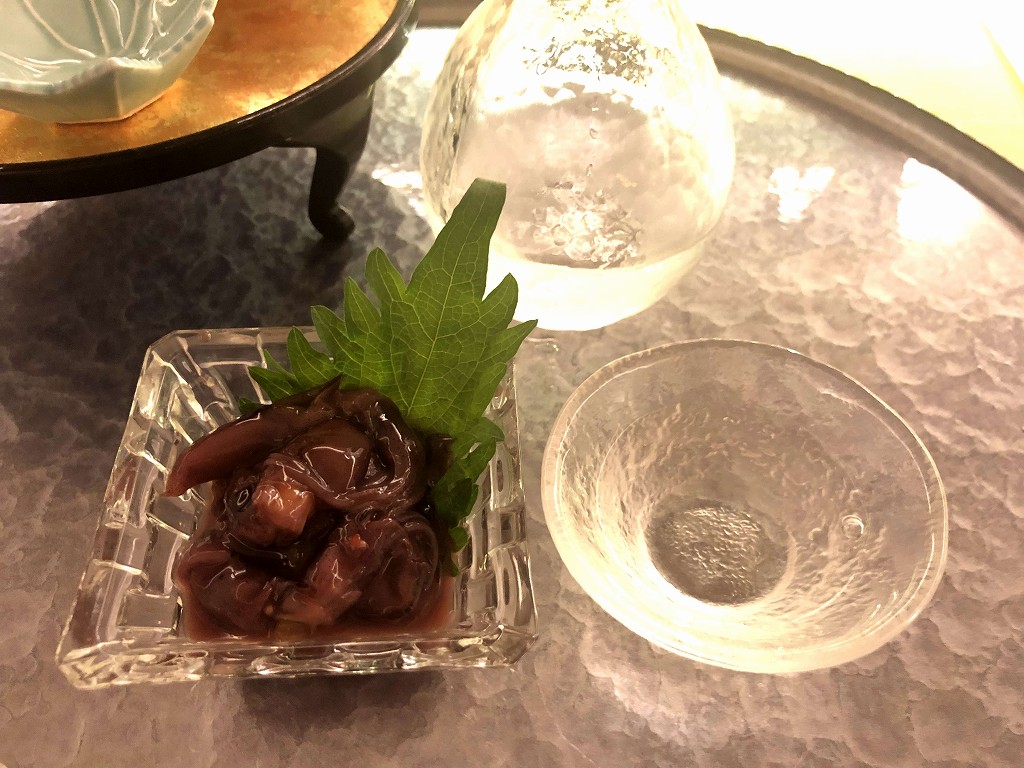 江古田の小料理 紫音のホタルイカの沖漬け
