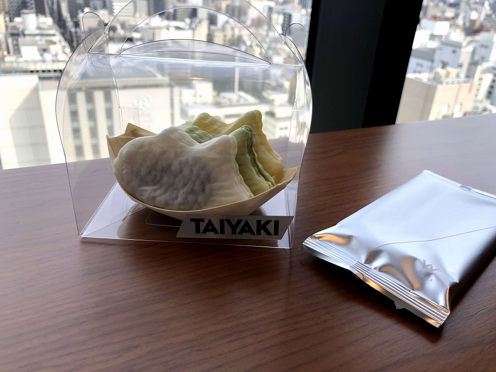Wホテル大阪のウェルカムギフトのたいやき