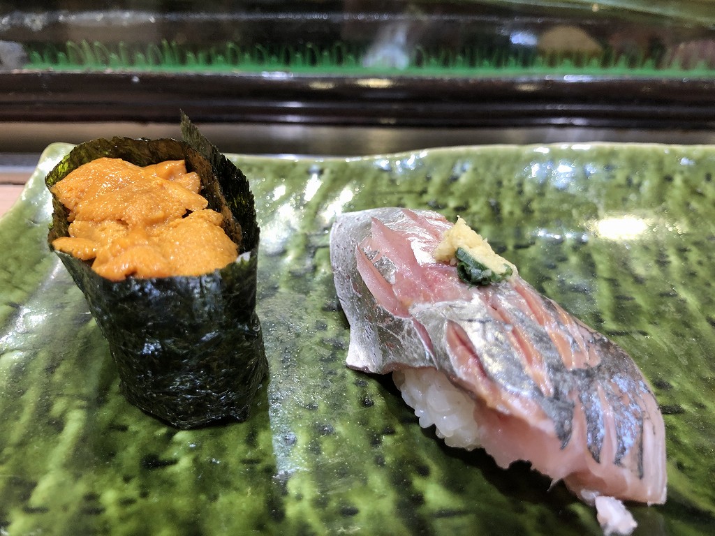 福岡空港の「第一玉家寿し」の寿司4
