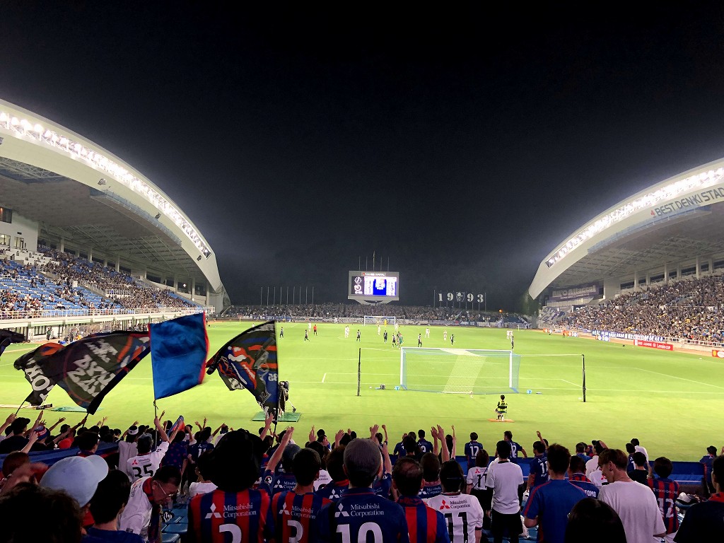 ベススタのルヴァンカップ準々決勝のFC東京ゴール裏3