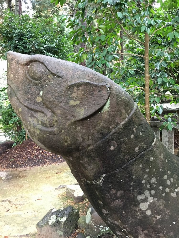 月照寺の大亀の石像3